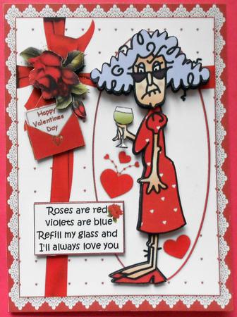 Stella and Her Valentine Glass by Eunice Roberts