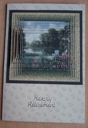 By the Lake Pyramid in the Middle Card Topper by Eunice Roberts