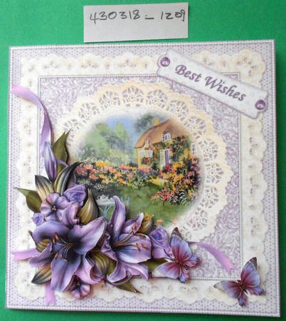 The Country Cottage to Fit 6x6 Square by Eunice Roberts