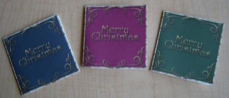 Christmas Mini Gifts Cards/ Gift Tags/ Inserts 1 by Eunice Roberts