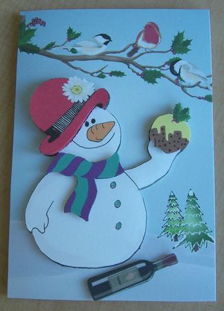 Red Hat Snowman by Eunice Roberts