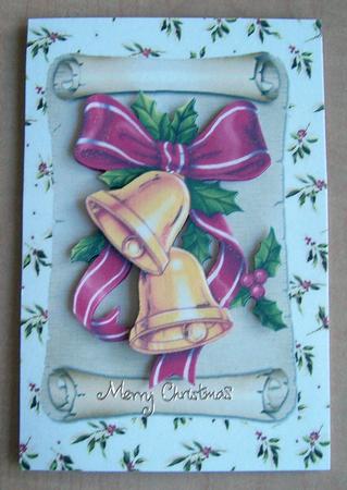 Christmas Bells on a Scroll by Eunice Roberts