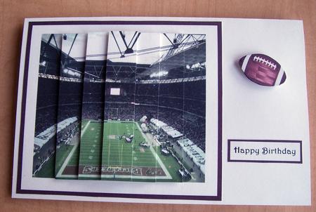 American Football Pyramage Design Sheet by Eunice Roberts