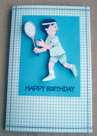 Male Tennis Player by Eunice Roberts