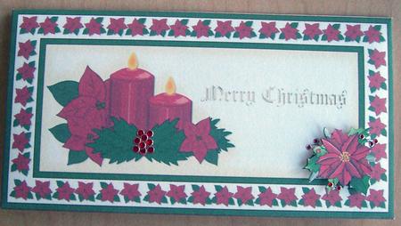 Poinsetta Money Wallet by Eunice Roberts