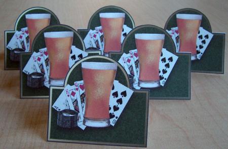 Boyz Night in - Place Settings by Eunice Roberts