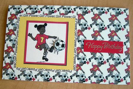 Football Girl by Eunice Roberts