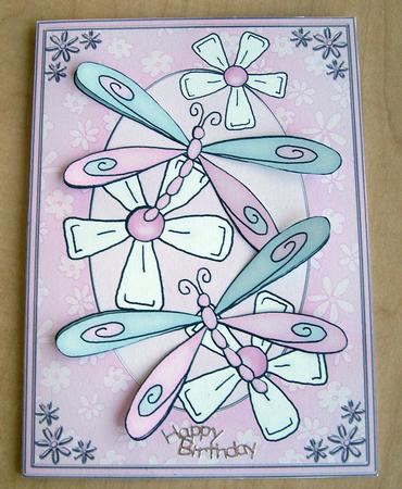 A4 Dreamy Dragonflies by Eunice Roberts