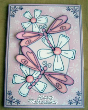 A4 Dreamy Dragonflies by Eunice Roberts