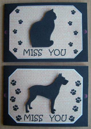 Pet Sympathy Card by Eunice Roberts