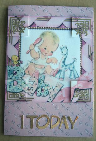 Baby Girl 8inch Picture Sheet by Eunice Roberts