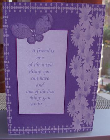 Purple Butterfly Insert 1 by Eve Bartlett