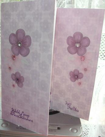 Posy in Pink Gatefold Insert by Eve Bartlett