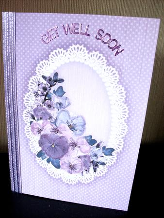 Spring Flowers and Lace Matching Insert A5 Portrait by Eve Bartlett