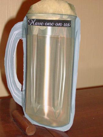 Cheers Have One on Me-us Congratulations by Eve Bartlett