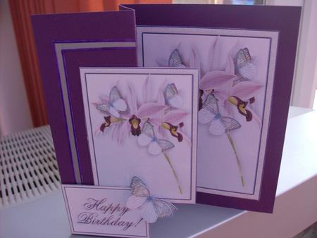 Butterflies and Orchids Toppers by Eve Bartlett