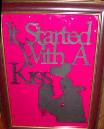 Paper Magic Frame - It Started with a Kiss by Eve Bartlett