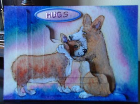 I Can Always Rely on You for a Hug Wavy Corner Stacker by Eve Bartlett