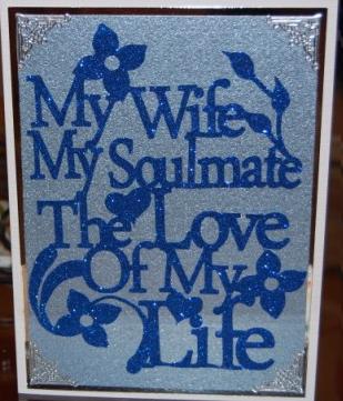 Paper Magic Frame - My Wife My Soulmate by Evelyn Hammond
