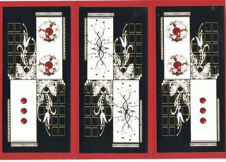 Black and White Tri Fold by Eve Mcmean