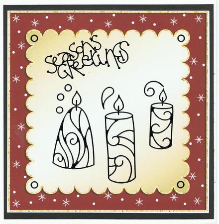 Christmas Scalloped Card Base 1 by Eve Mcmean
