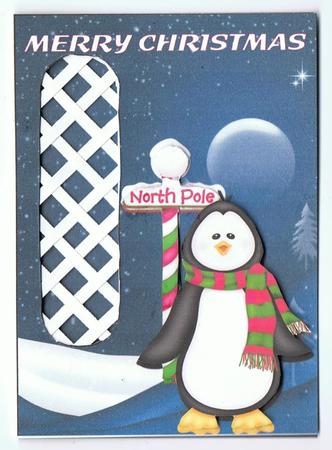 Penguin Trellis Card Kit by Eve Mcmean