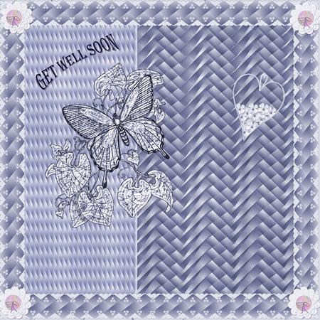Pale Blue Scrapbook Kit by Eve Mcmean