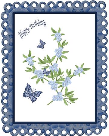 Lacey Flower Print Frames by Eve Mcmean