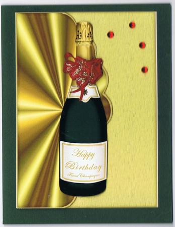 Champagne Bottle - Lables by Eve Mcmean