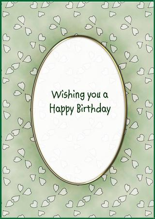 Hearts Card Front or Insert by Eve Mcmean