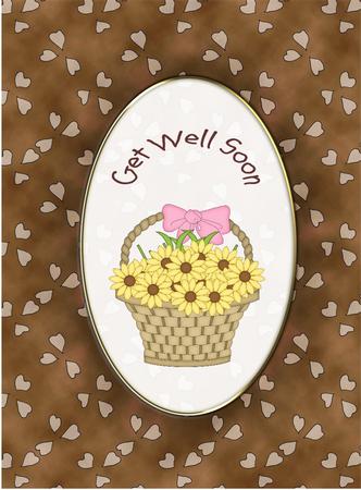 Hearts Card Front or Insert by Eve Mcmean