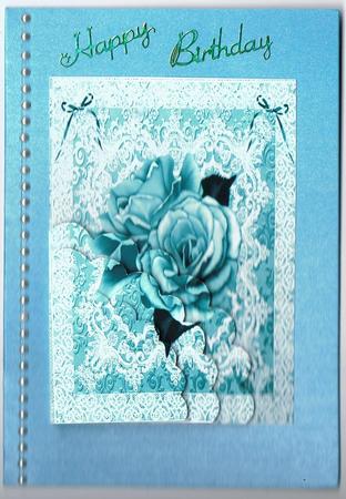 Blue Roses and Pockets by Eve Mcmean