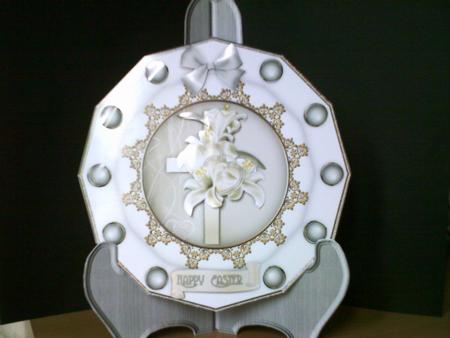 Easter Cross Plate Card Kit by Faith Irvine