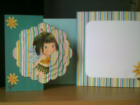Blossom Fairy Scalloped Fold Back Card Kit by Faith Irvine