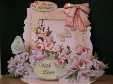 Giant Easel Tableau 3D Card Kit - Blossom & Butterflies by Faith Irvine