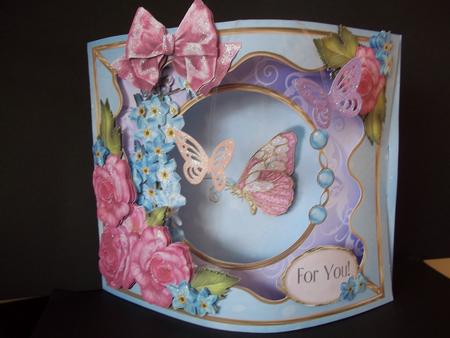 Beau Fronts 3D Card Kit - Butterfly Rose by Faith Irvine