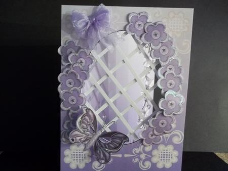 Buttons and Butterflies - Trellis Card Kit by Faith Irvine