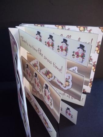 Snowman with Lamp Flag Book by Faith Irvine