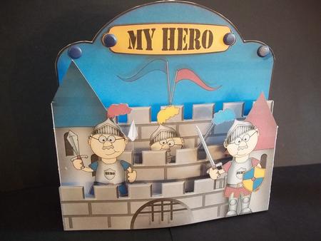 3D Castle and Knights Pop Out Card Kit by Faith Irvine