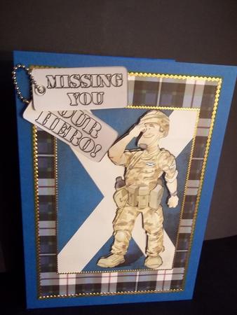 Scottish Army Dude by Faith Irvine