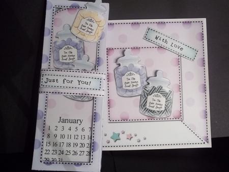 Bahh Humbug Everlasting Calendar Bookmark Gift Set N Quick C by Faith Irvine