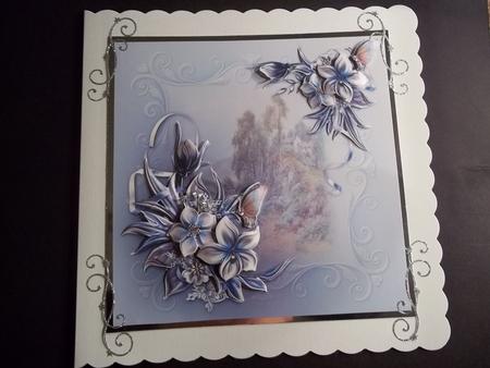 Florals Surround "mists of Time" by Faith Irvine