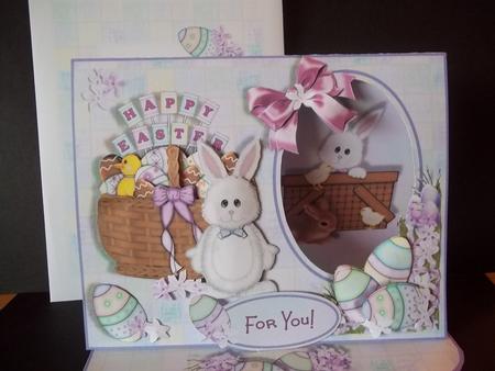 C-thru Easel 3D Card Kit - Easter Bunnies & Baskets! by Faith Irvine