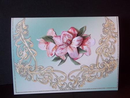 Fancy Swirls Blank Metallic Card Bases Kit by Faith Irvine