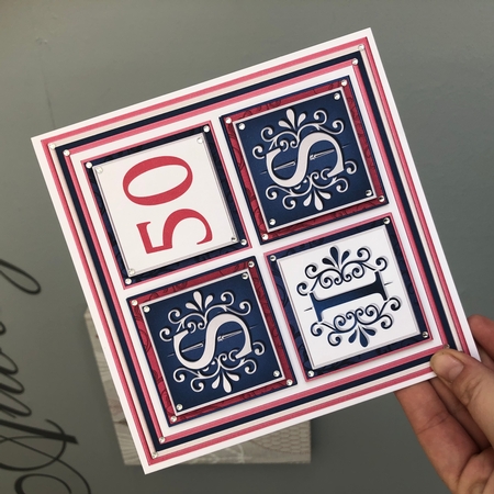 SISTER DEFINITION SQUARES 7.5 Humorous Birthday Quick Layer Card by Faye Lobeck