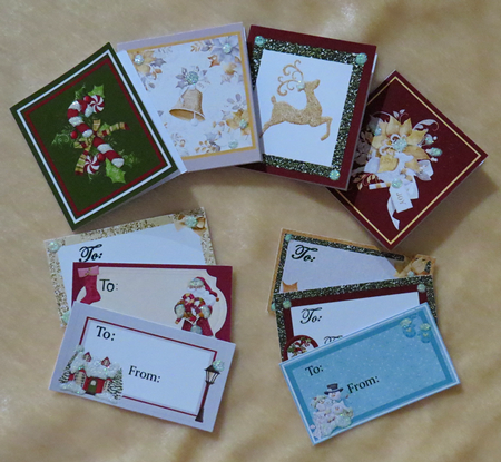 Christmas Gift Tags Variety Sheet by Faye Volo