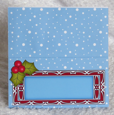 3D Easel Card Mini Kit - Christmas Santa has an Xmas Tree by Faye Volo