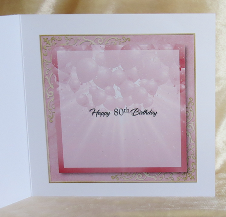 Pretty Pink 80th Birthday by Faye Volo