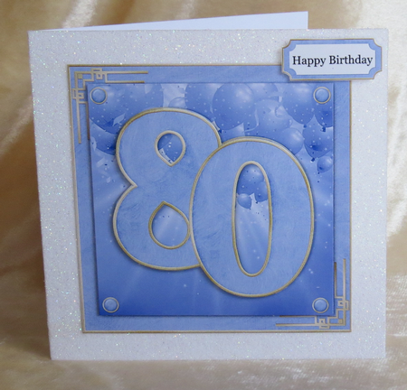 True Blue 80th Birthday by Faye Volo