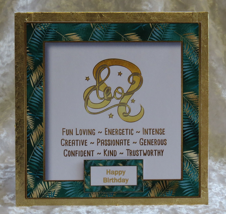 Leo - Zodiac Traits Jade & Gold by Faye Volo
